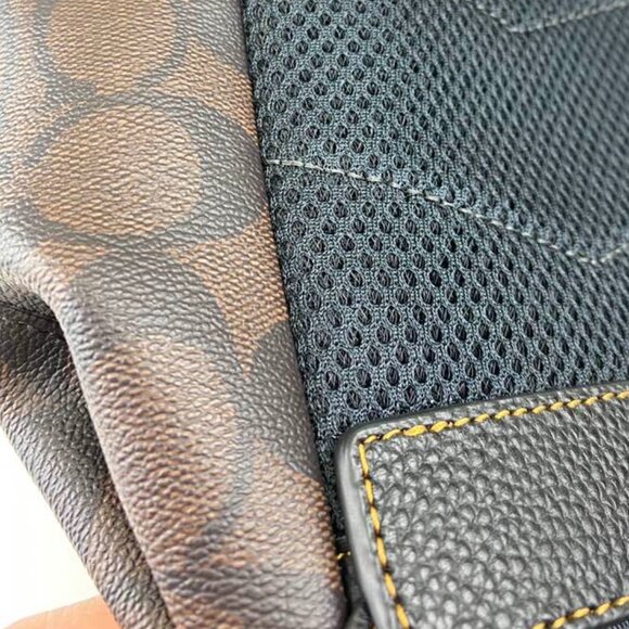 NWT, Coach CB928 Hudson Small Pack in Signature Canvas, Mahogany Black - Picture 8 of 8